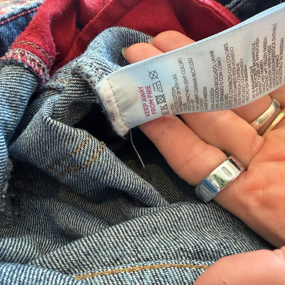 BDG High Rise Baggy Loose wide leg jeans in medium wash sz 26 - Picture 7 of 9